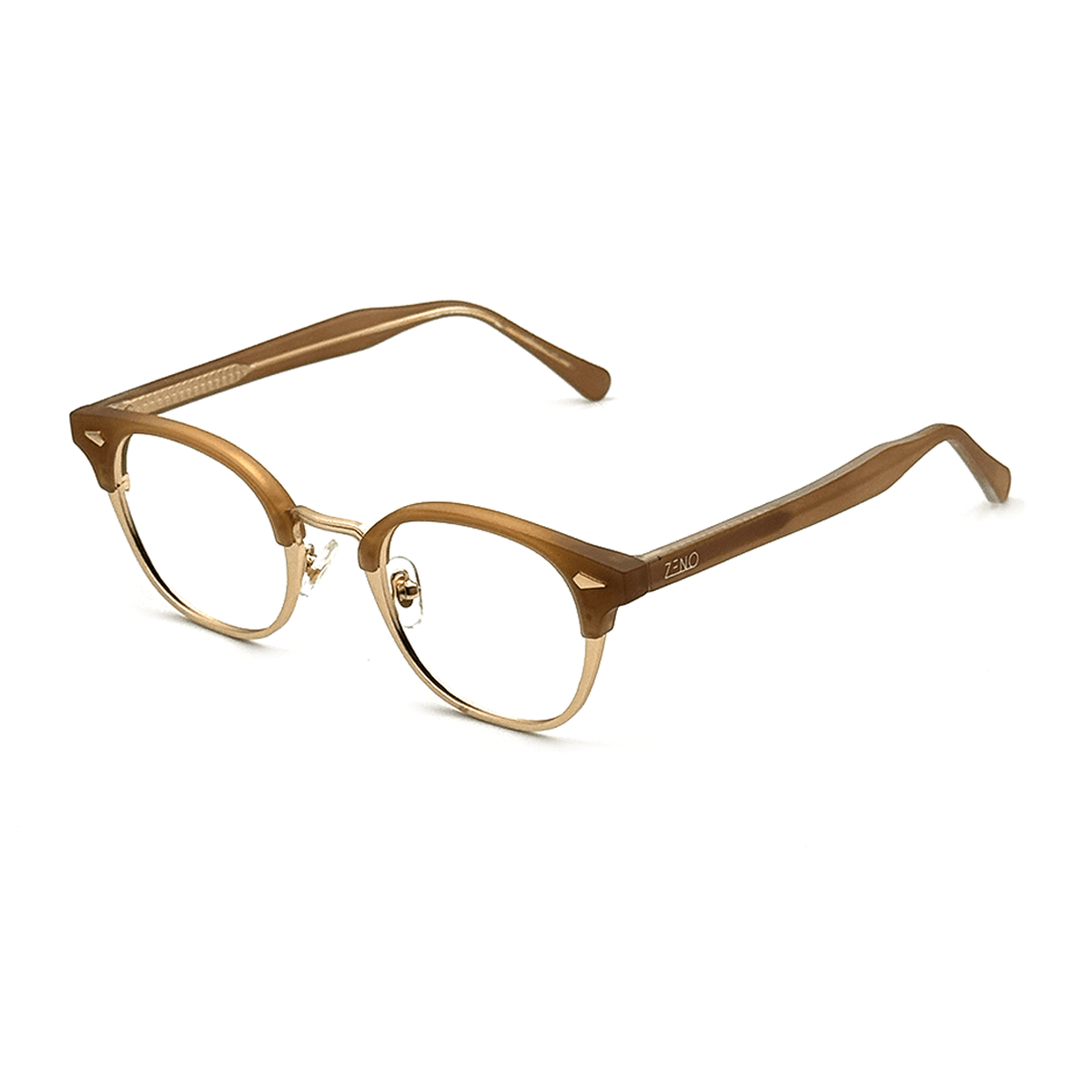 ARMAÇÃO ASTOR Zeno Marrom/Dourado