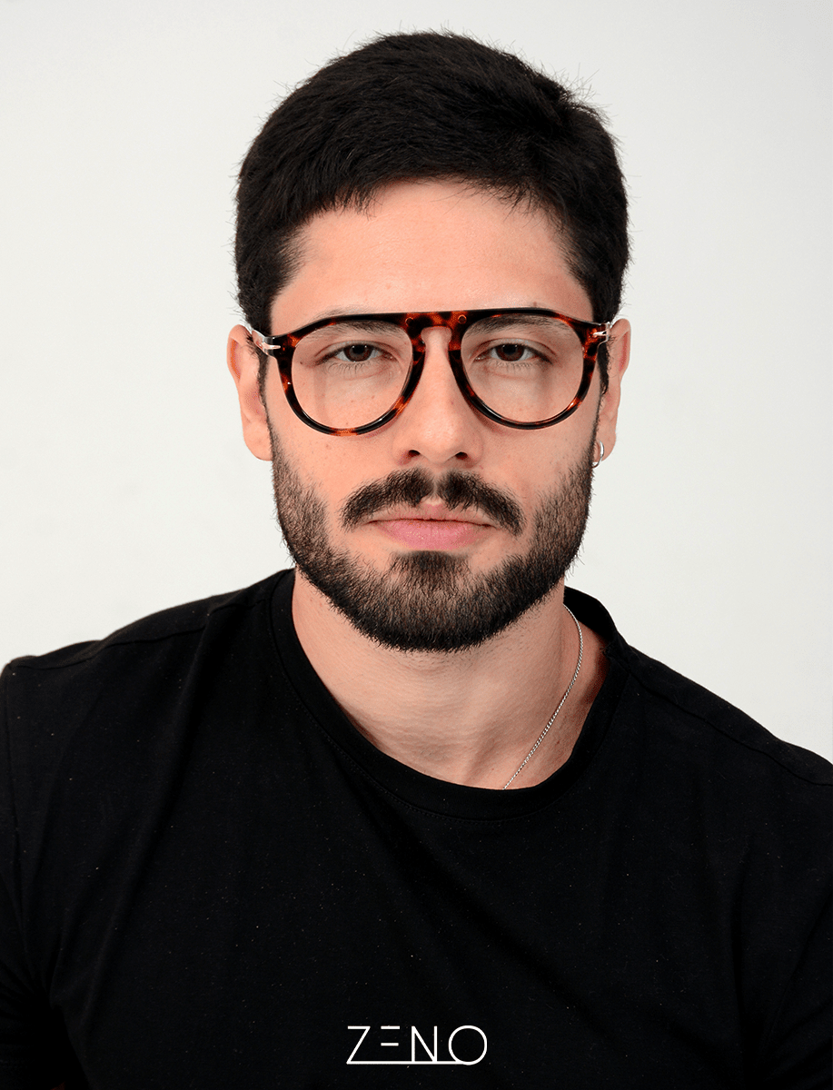 ARMAÇÃO CLIP ON 2 EM 1 AVIADOR Zeno