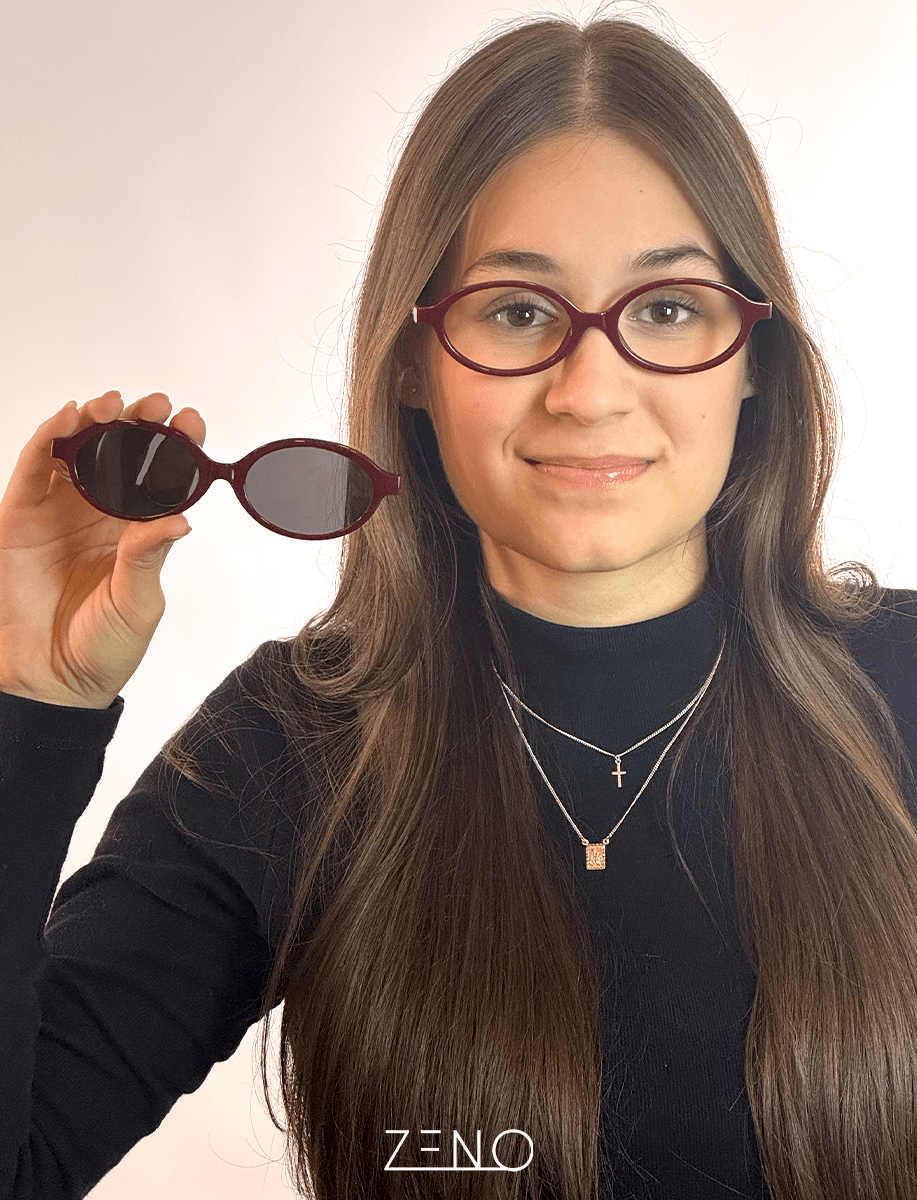 ARMAÇÃO CLIP ON 2 EM 1 JADE Zeno