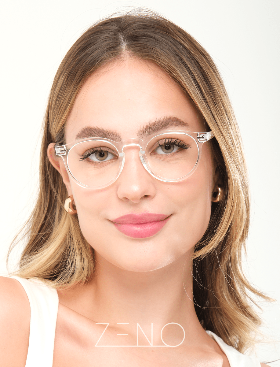 ARMAÇÃO DE GRAU CAPRI TRANSPARENTE Óculos de Grau Zeno