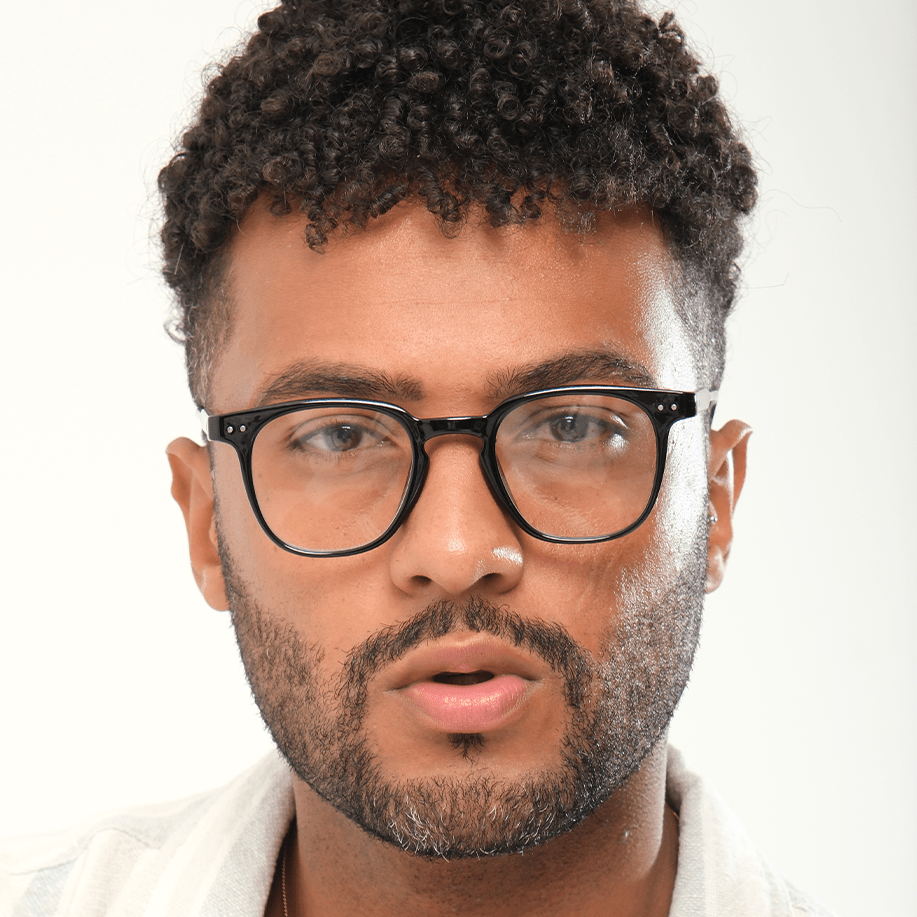 ARMAÇÃO DE GRAU ZEKNA PRETO Óculos de Grau Zeno