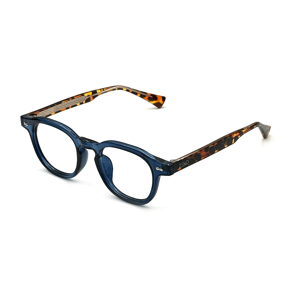 ARMAÇÃO FINESSE Óculos de Grau Zeno Azul/Tartaruga