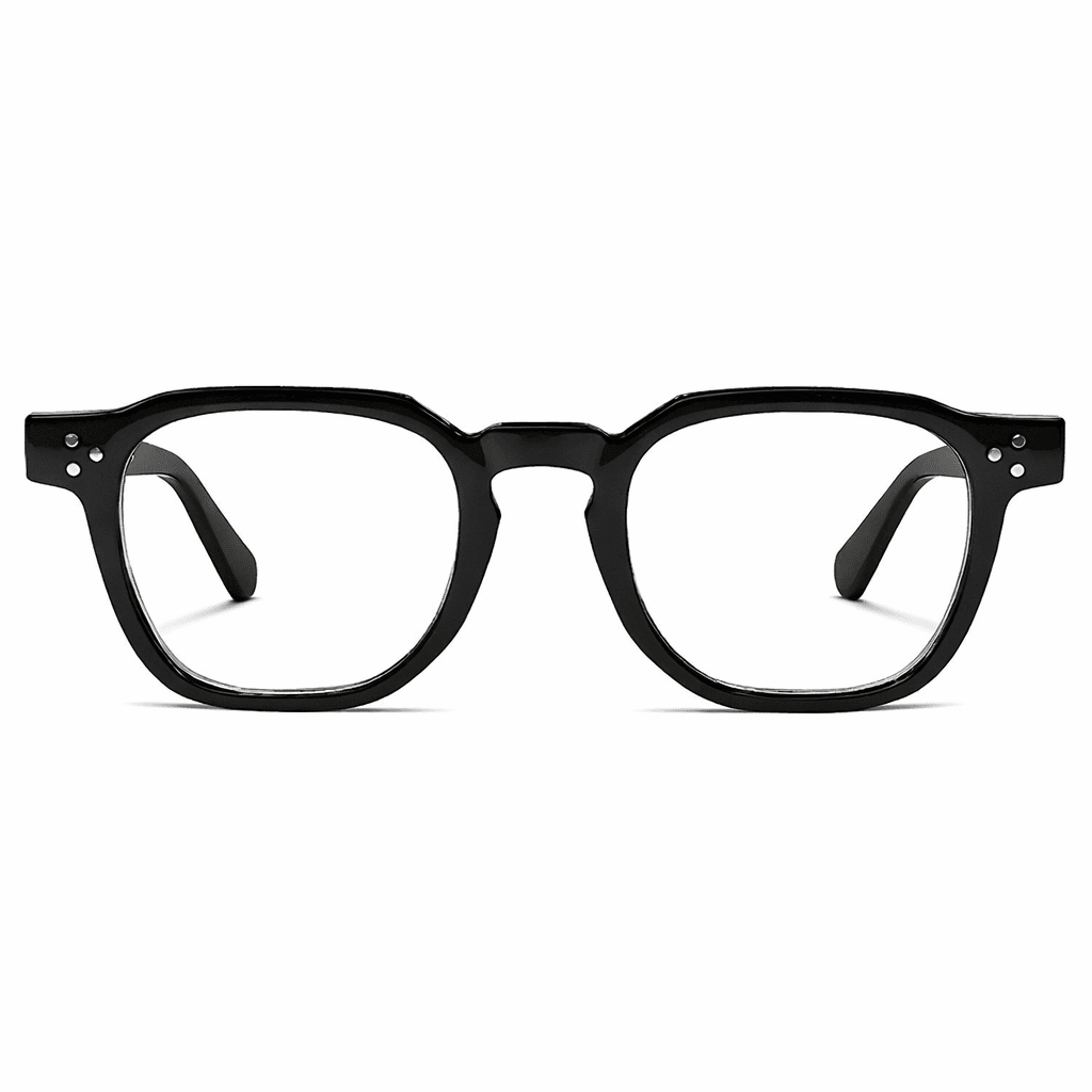 ARMAÇÃO QUADRADA CHARLEZ Óculos de Grau Zeno Preto