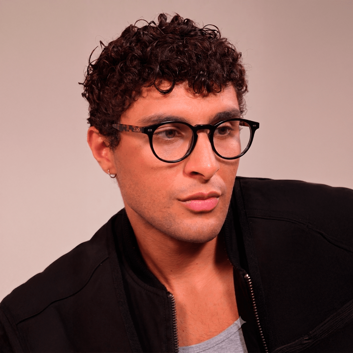 Armação Redonda Clip On 2 em 1 Vênus Zeno