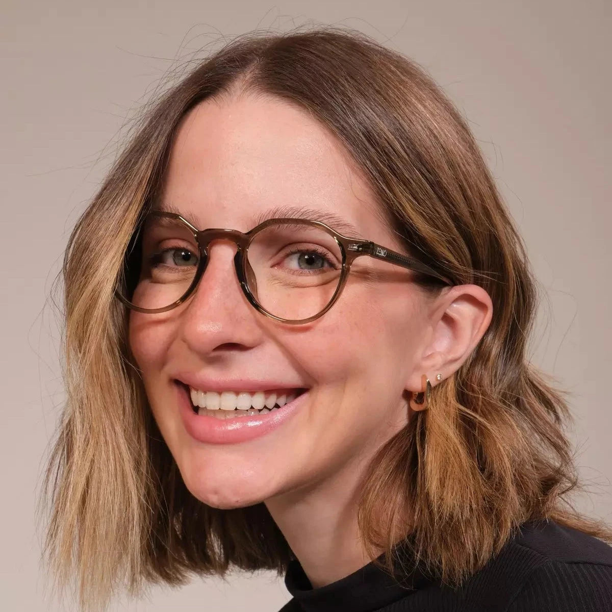 Armação Redonda Kozi Óculos de Grau Zeno