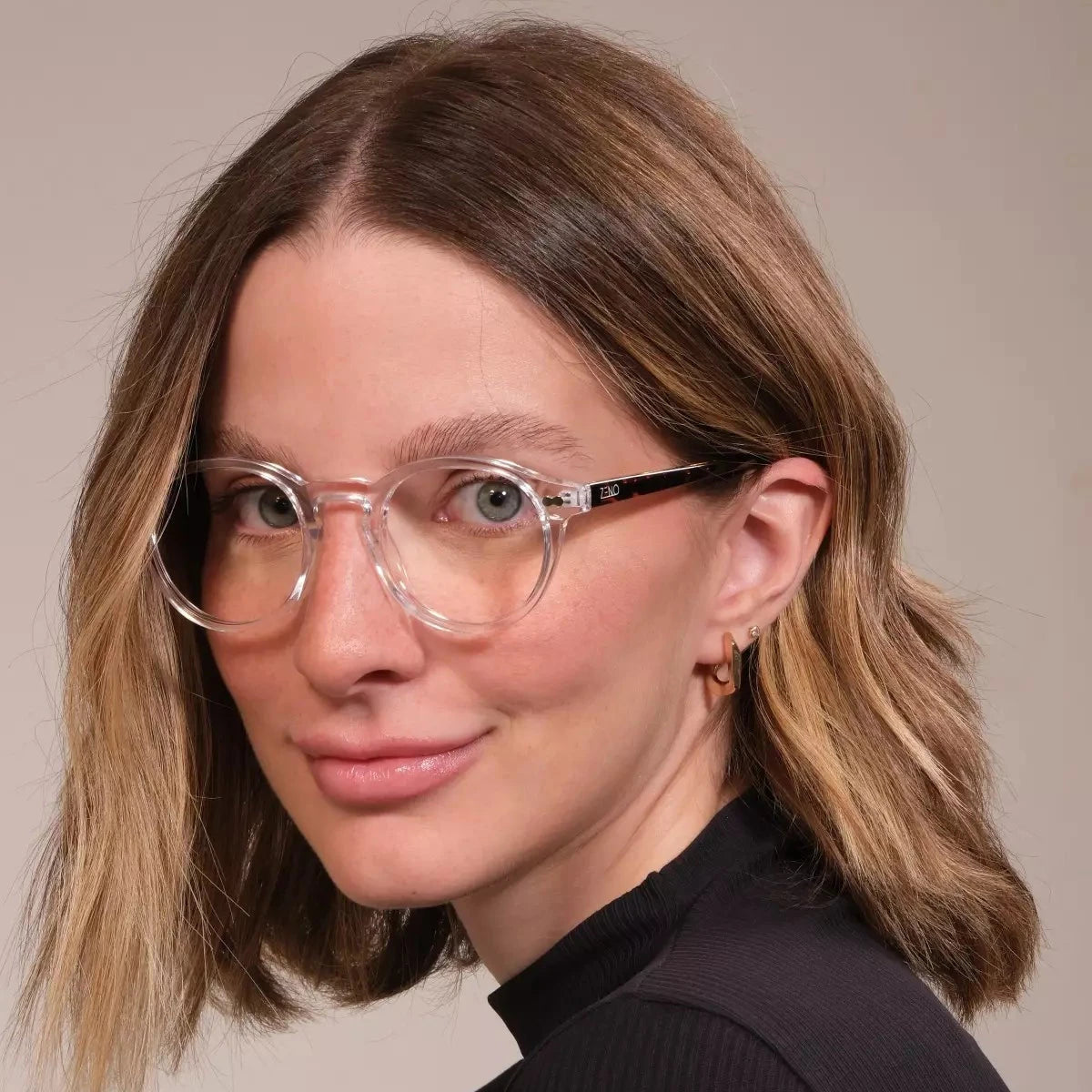 Armação Redonda Louvre Óculos de Grau Zeno