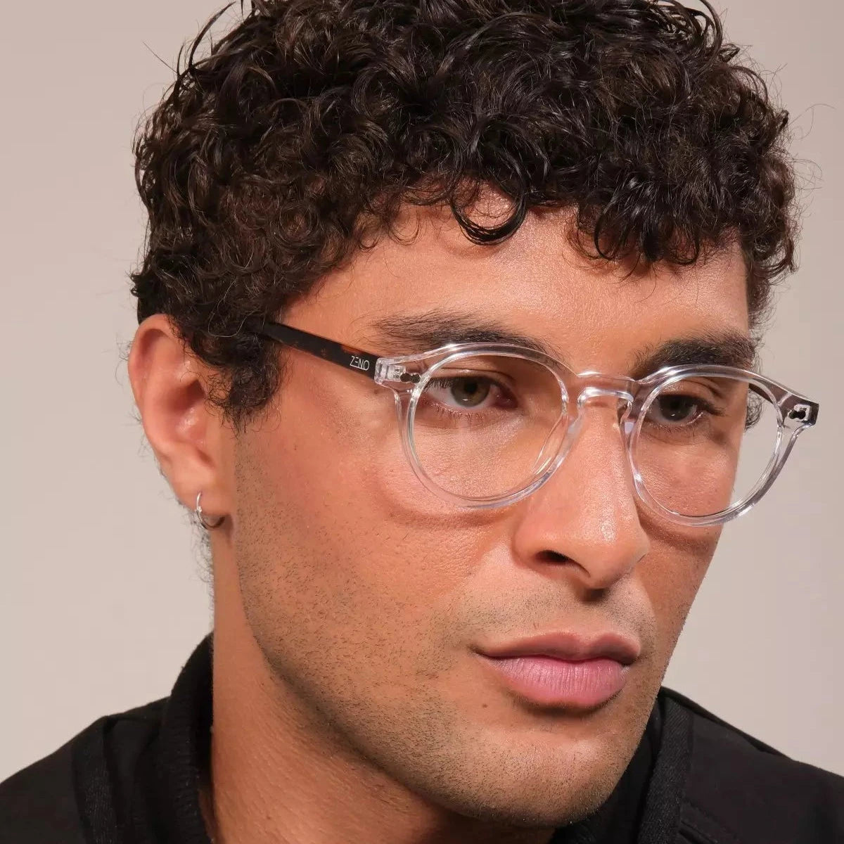 Armação Redonda Louvre Óculos de Grau Zeno