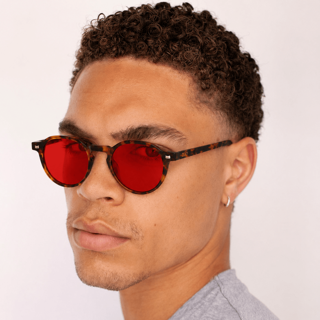 Óculos Anti Luz Azul Kozi Vermelho Biohacking Óculos de Grau Zeno
