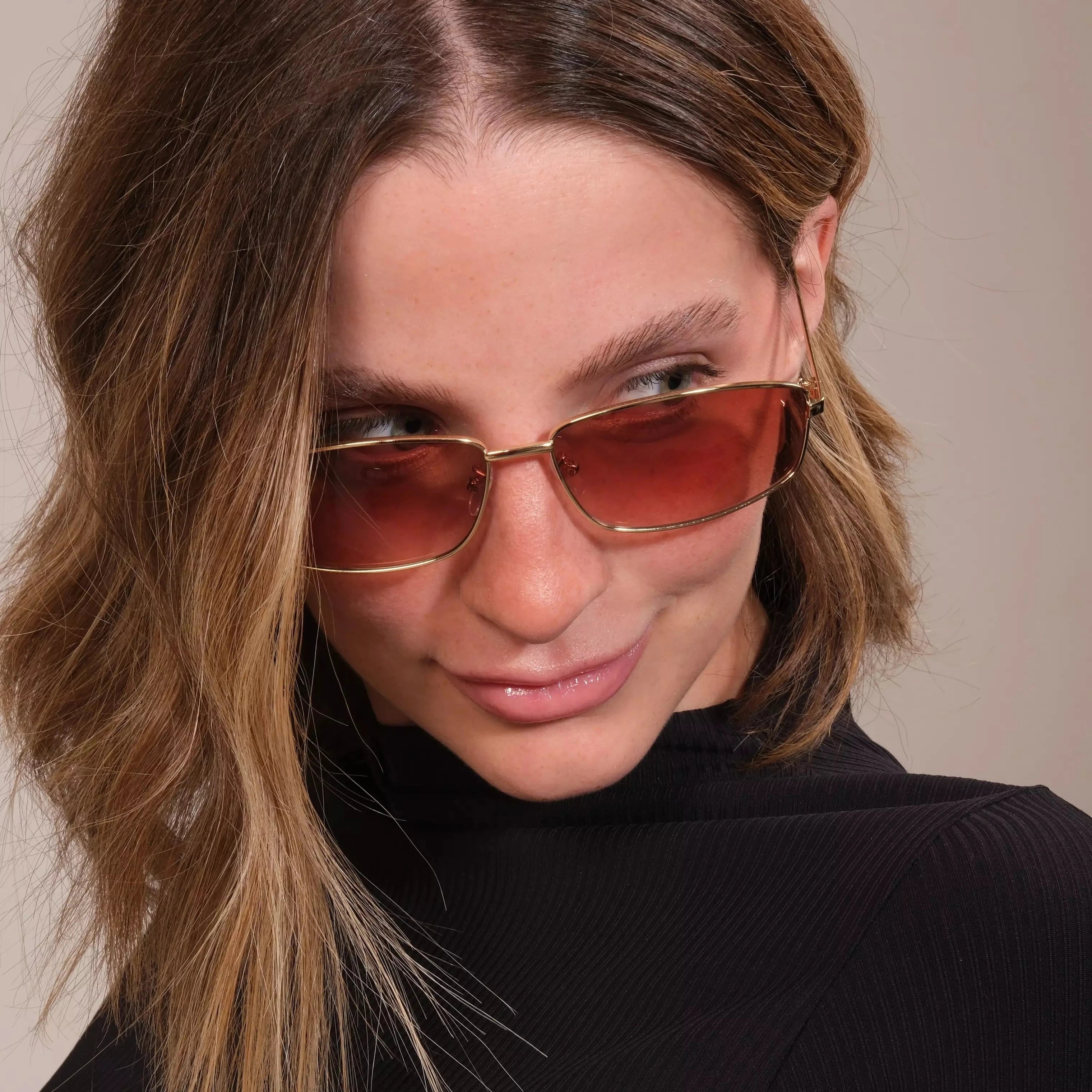 Óculos De Sol Retangular Zafira Óculos de sol Zeno