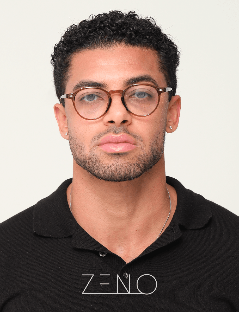 ÓCULOS KOZE MARROM Óculos de Grau Zeno