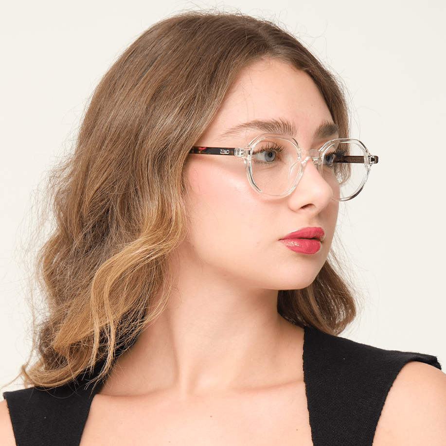 ÓCULOS SPY TRANSPARENTE TARTARUGA Óculos de Grau Zeno