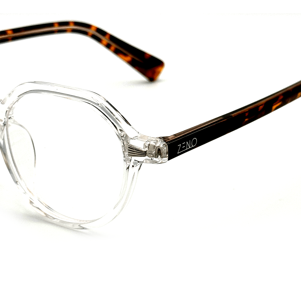 ÓCULOS SPY TRANSPARENTE TARTARUGA Óculos de Grau Zeno