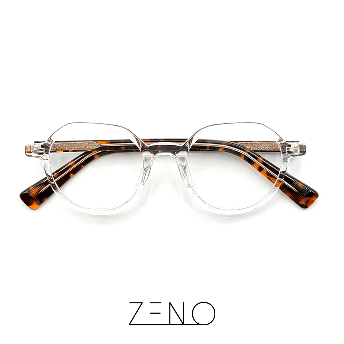 ÓCULOS SPY TRANSPARENTE TARTARUGA Óculos de Grau Zeno
