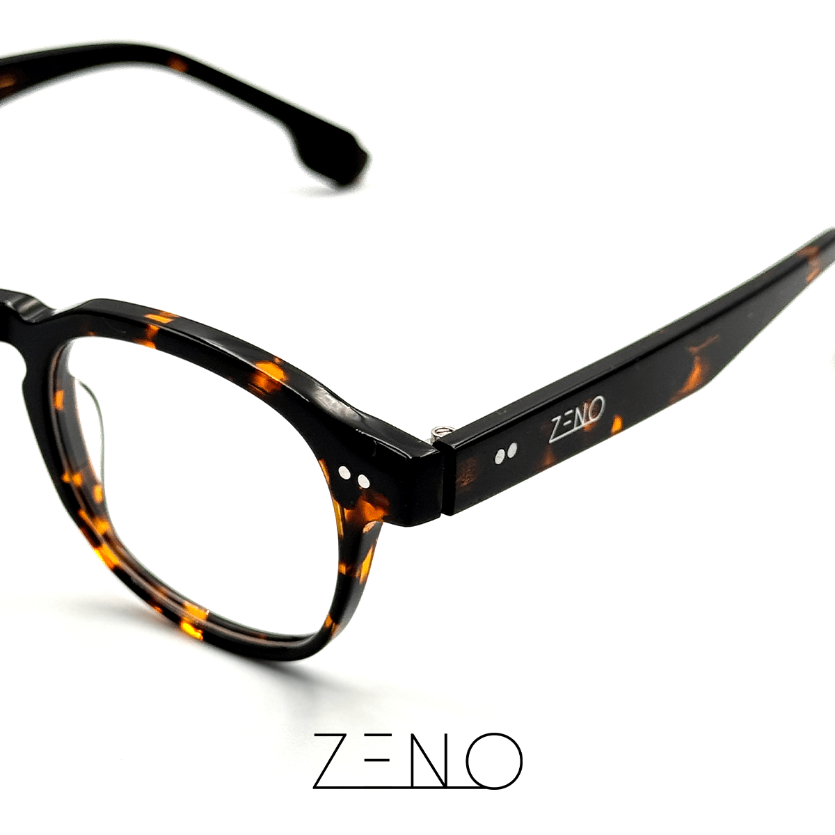 ÓCULOS ZYON TARTARUGA PRETO Óculos de Grau Zeno