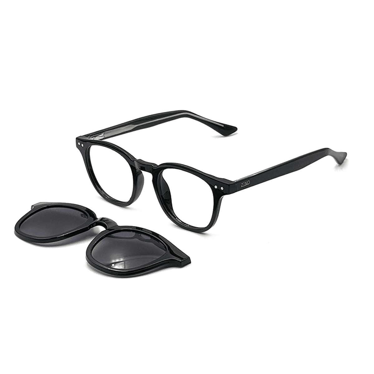 ARMAÇÃO CLIP ON 2 EM 1 BIP Zeno Preto 