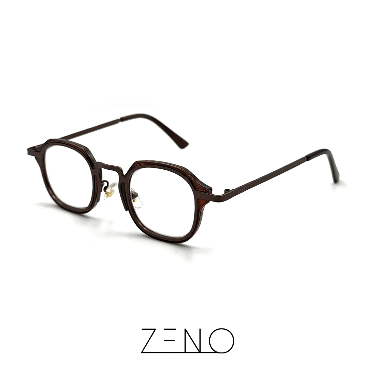 ARMAÇÃO DE GRAU ESSENTIAL MARROM Óculos de Grau Zeno 