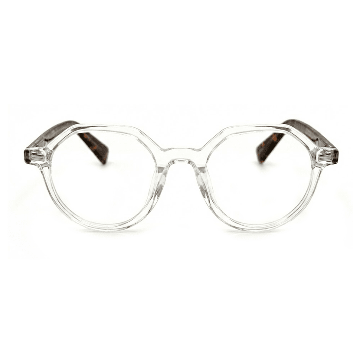 ARMAÇÃO HEXAGONAL SPY Óculos de Grau Zeno Transparente/Tartaruga 