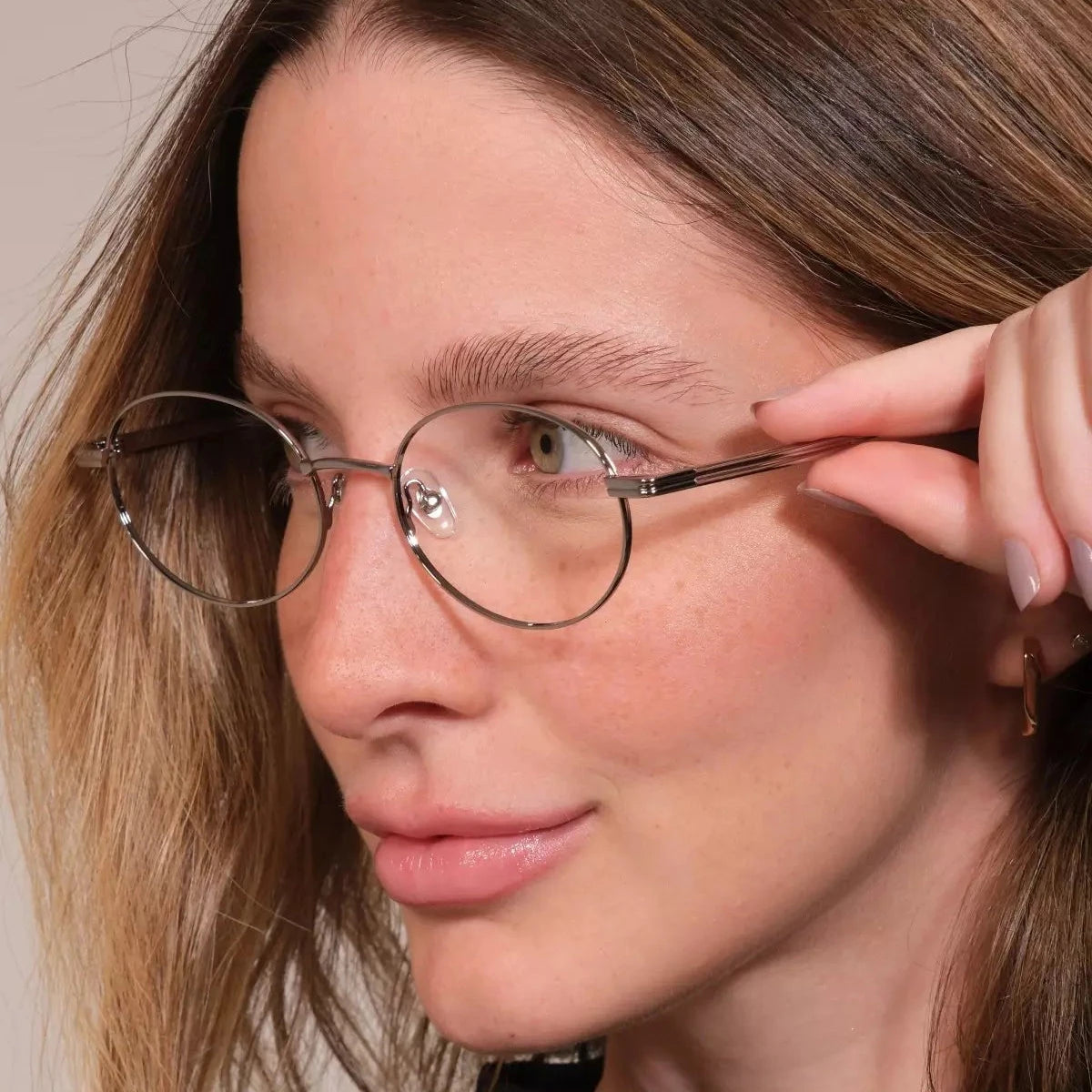 Armação Oval Zuck Óculos de Grau Zeno 