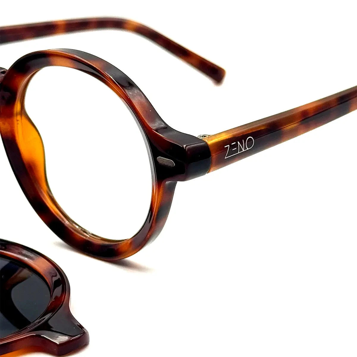 Armação Redonda Clip On 2 Em 1 Matrix Zeno 