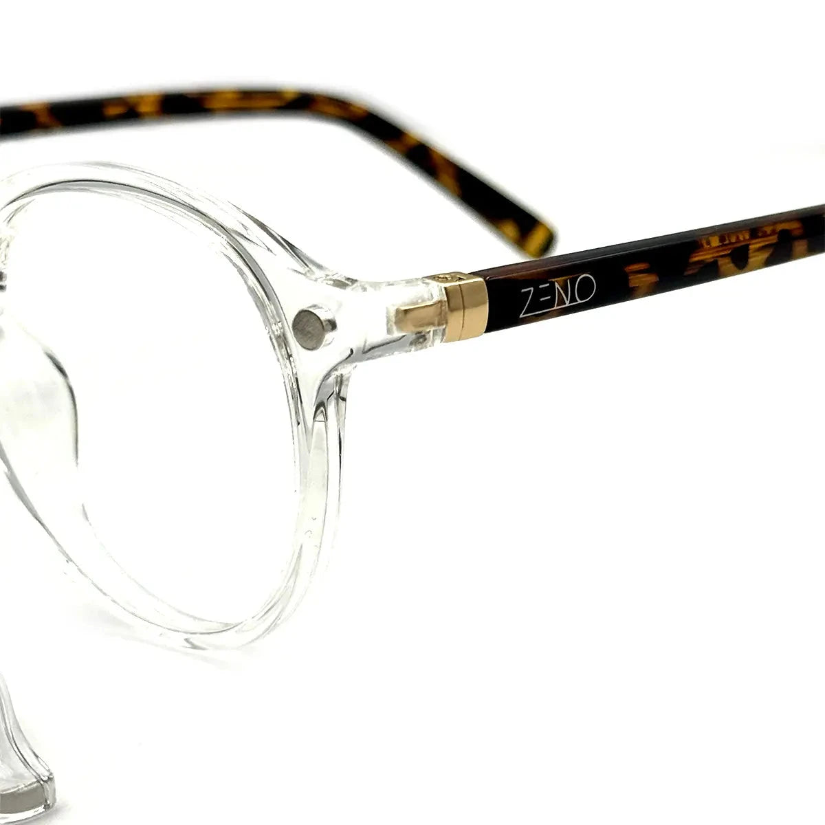 Armação Redonda Clip On 2 Em 1 Olivo Zeno 