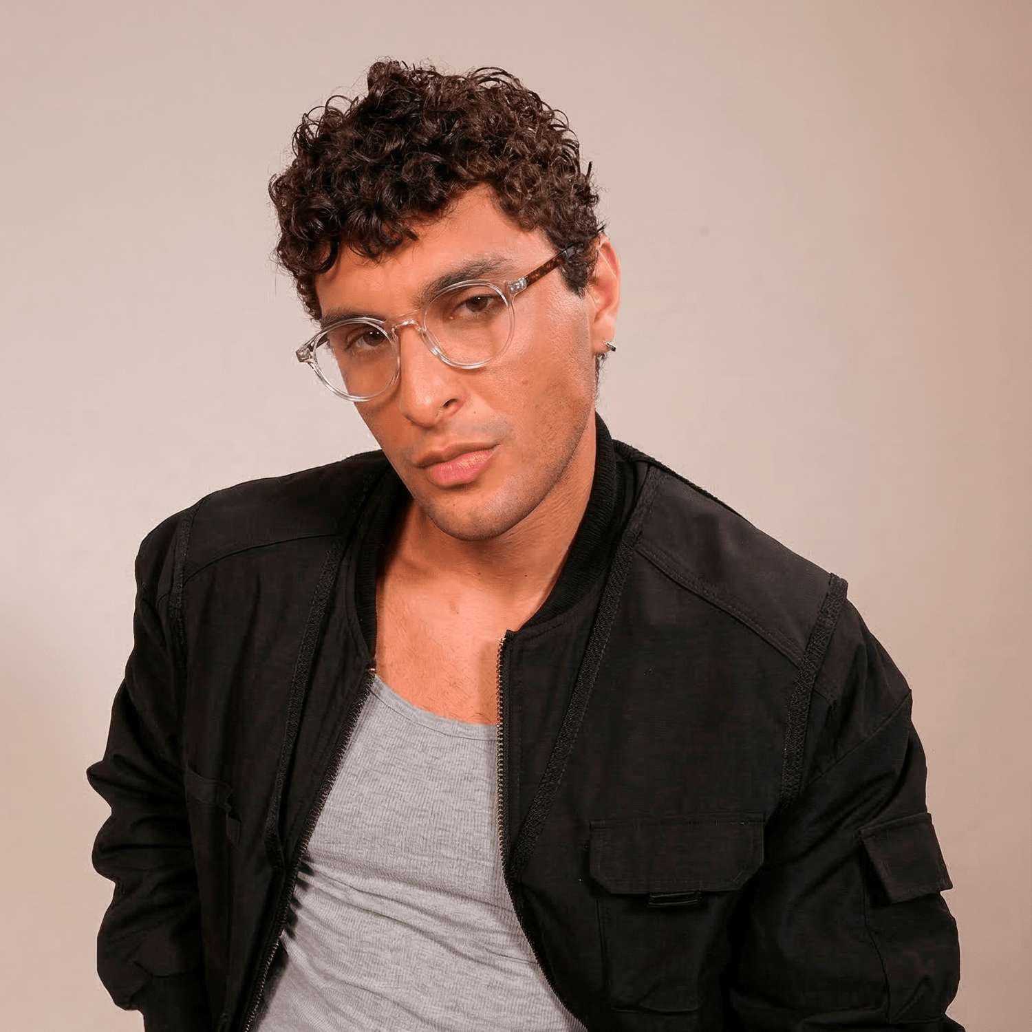 Armação Redonda Clip On 2 Em 1 Olivo Zeno 