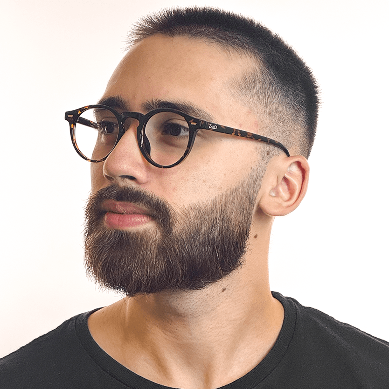 Armação Redonda Clip On 2 em 1 Vênus Zeno 