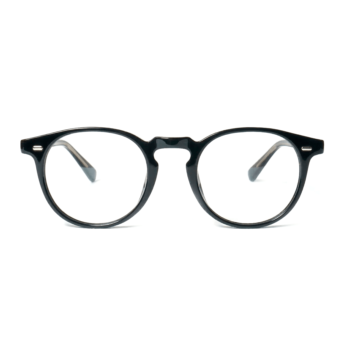 Armação Redonda Júpiter Óculos de Grau Zeno Preto 