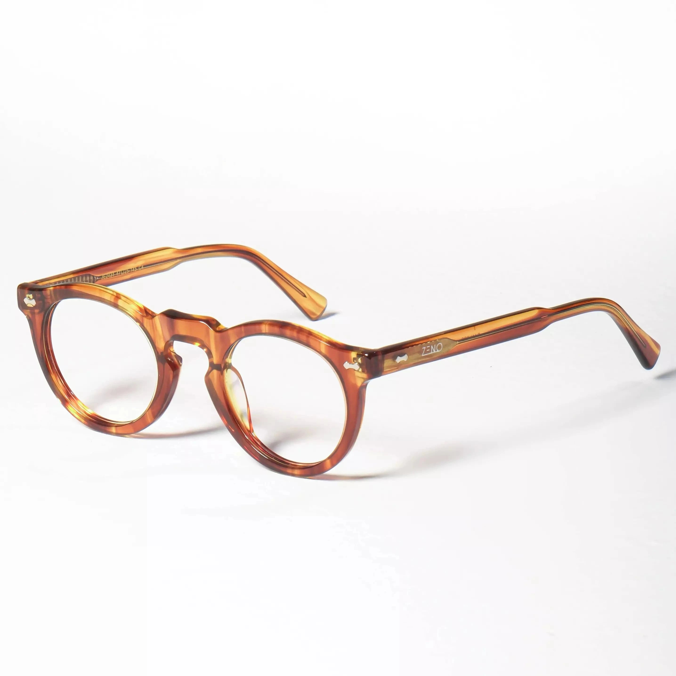 Armação Redonda Trevo Óculos de Grau Zeno 