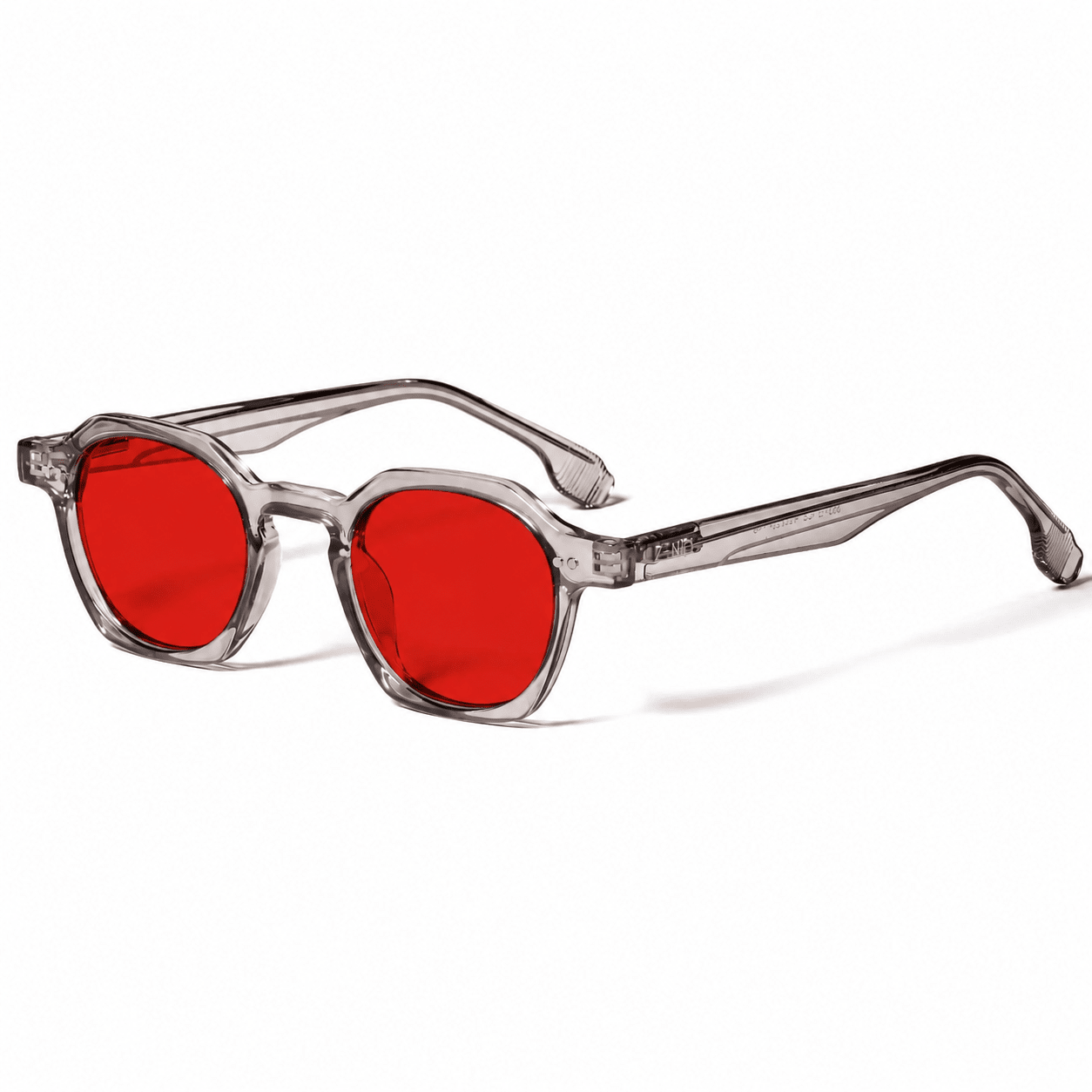 Óculos Anti Luz Azul Darvin Transparente - Vermelho Biohacking Óculos de Grau Zeno 