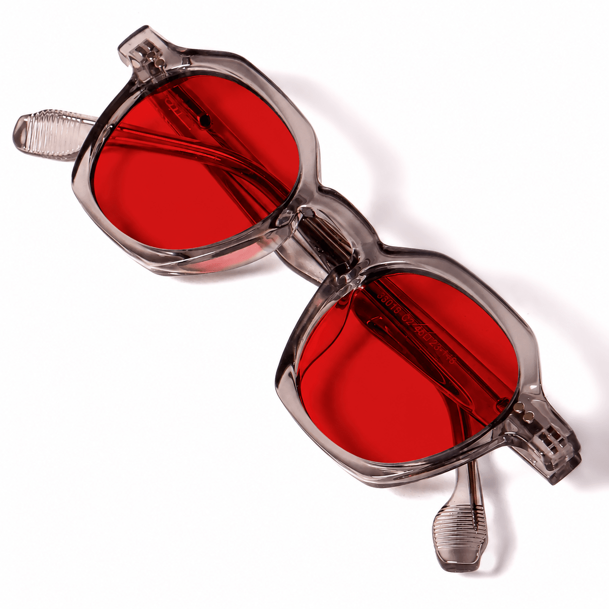 Óculos Anti Luz Azul Darvin Transparente - Vermelho Biohacking Óculos de Grau Zeno 