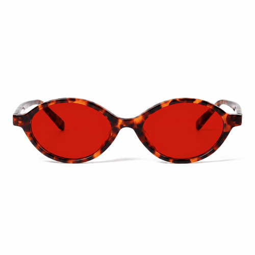 Óculos Anti Luz Azul Jade Tartaruga - Vermelho Biohacking