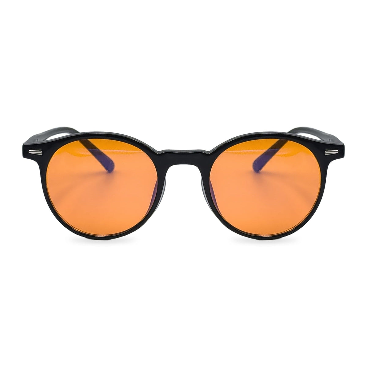 Óculos Anti Luz Azul Lenon Preto - Laranja Biohacking Óculos de Grau Zeno Laranja 