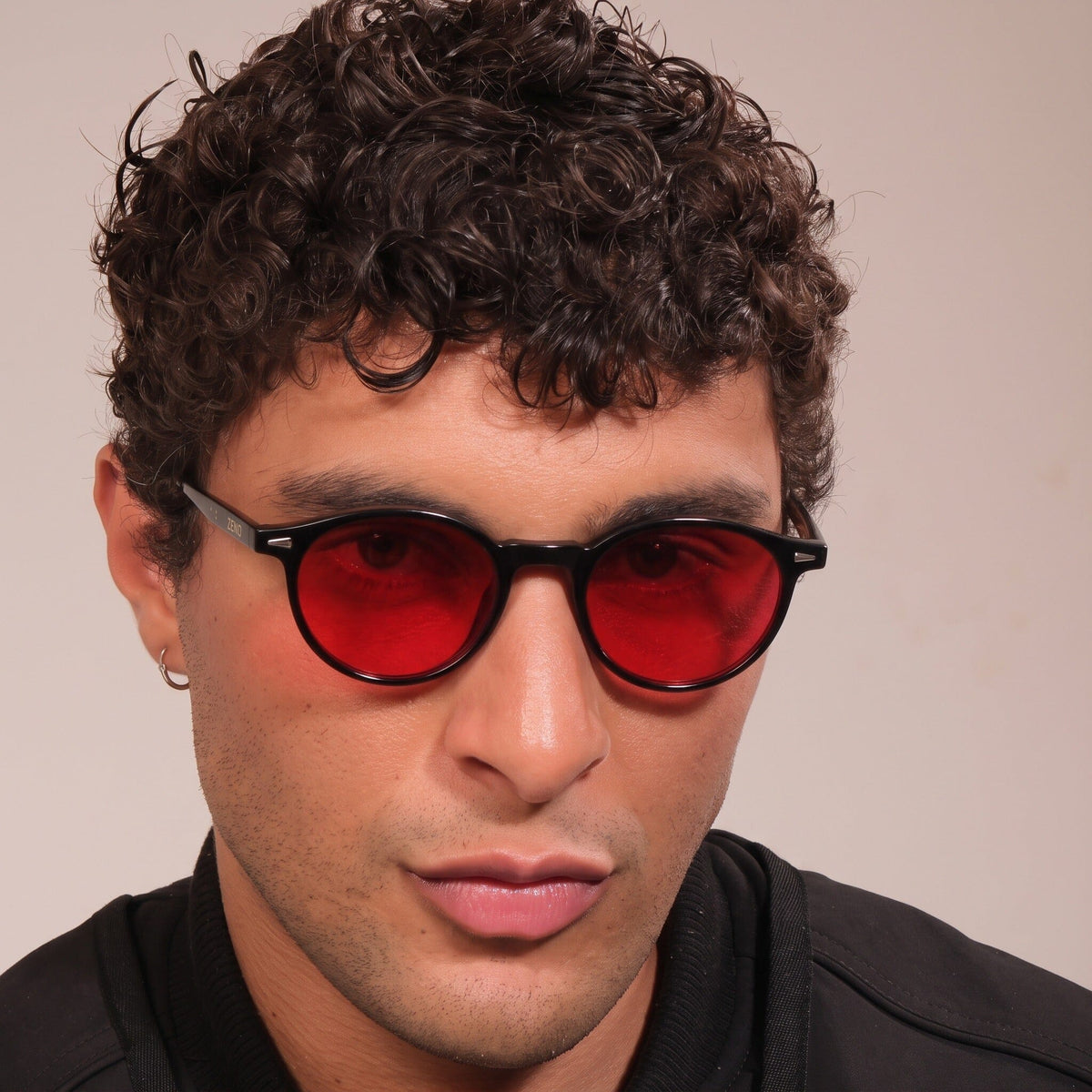 Óculos Anti Luz Azul Lenon Preto - Vermelho Biohacking Óculos de Grau Zeno 