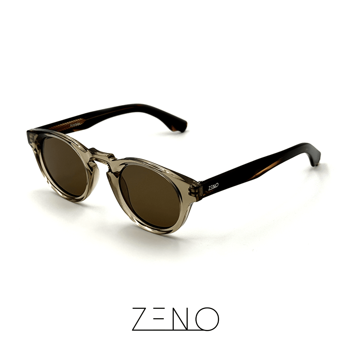 ÓCULOS DE SOL NETUNO ZENO Óculos de sol Zeno Transparente/Marrom 