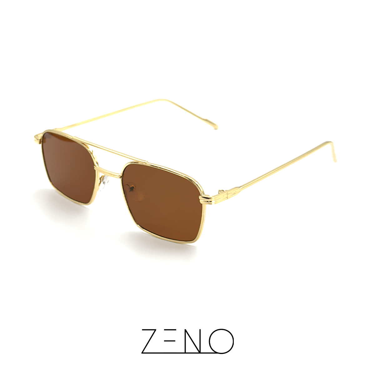 ÓCULOS DE SOL PALERMO Óculos de sol Zeno Marrom/Dourado 