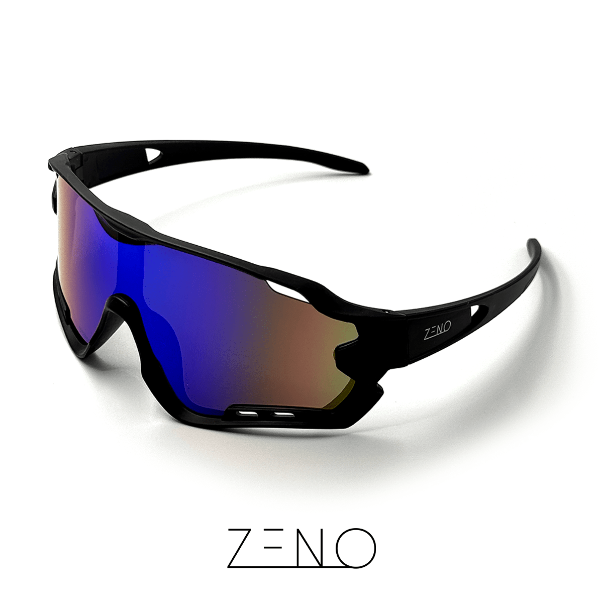 ÓCULOS DE SOL PRFRMNC 002 ZENO Zeno Preto/Azul 