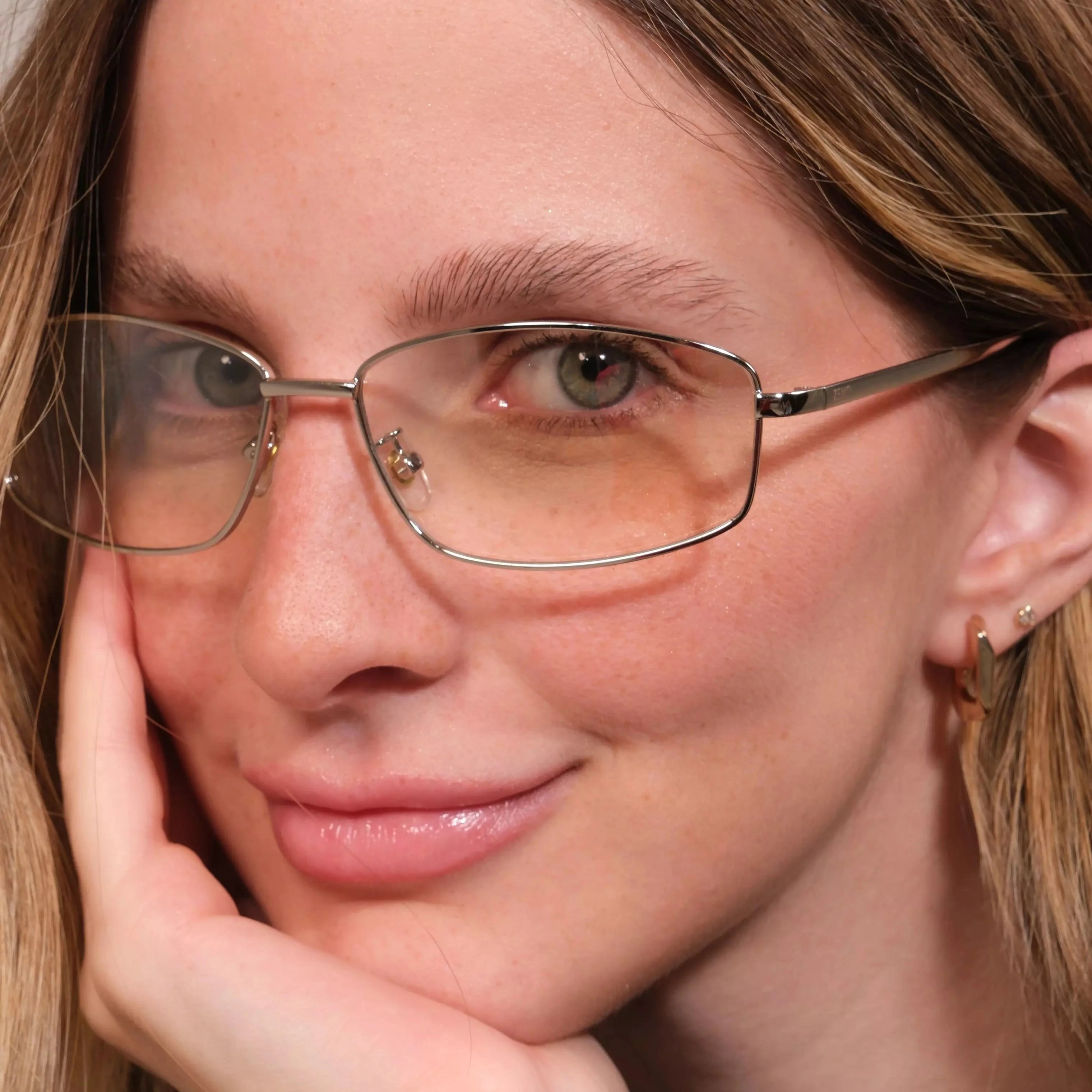 Óculos De Sol Retangular Zafira Óculos de sol Zeno 