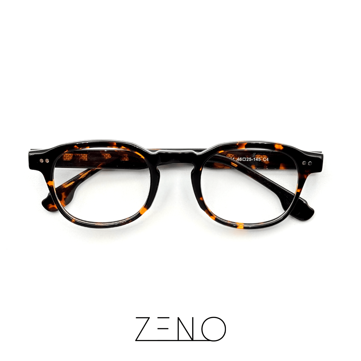 ÓCULOS ZYON TARTARUGA PRETO Óculos de Grau Zeno 