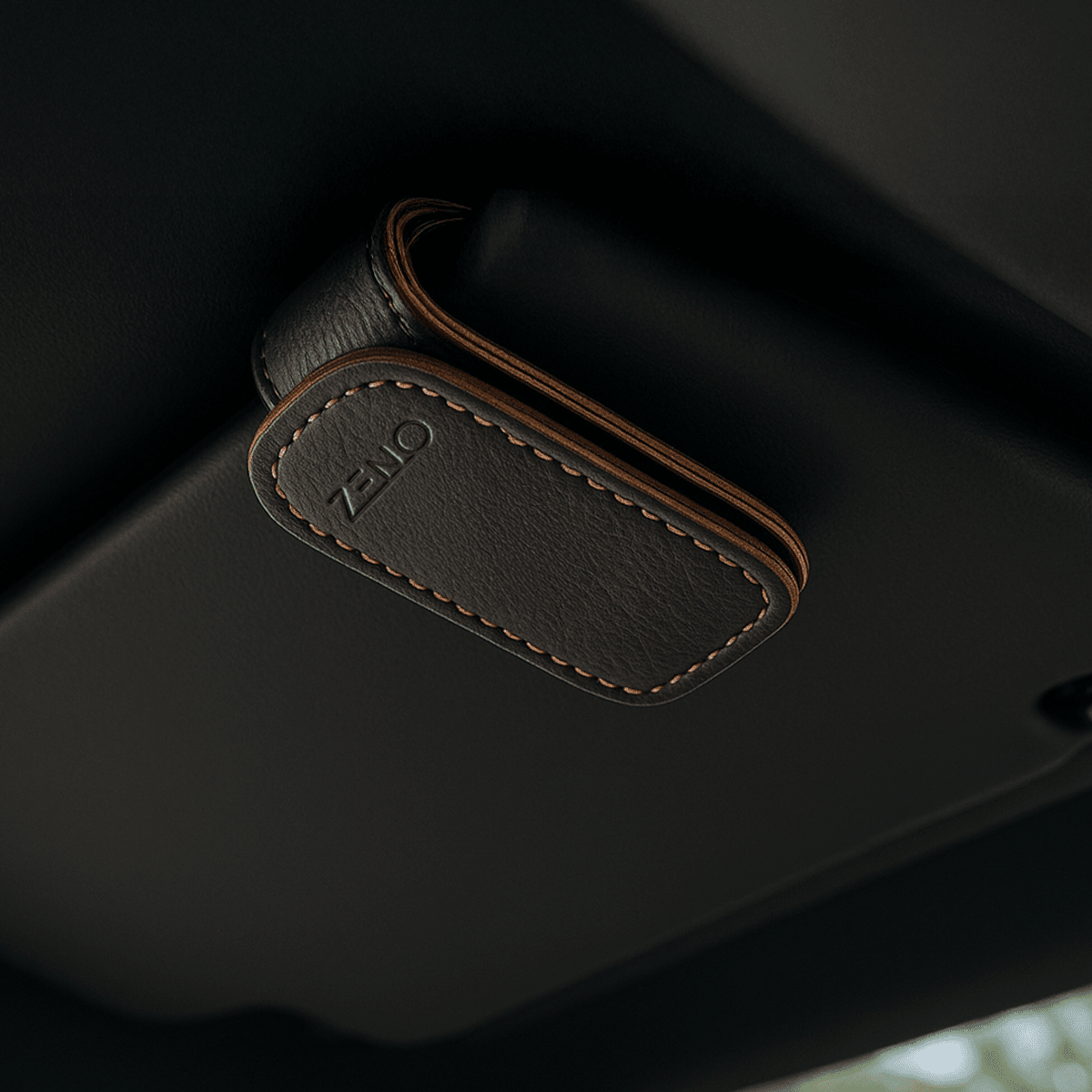 Suporte de Óculos para Carro - Marrom Café Zeno 